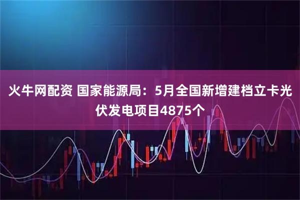 火牛网配资 国家能源局：5月全国新增建档立卡光伏发电项目4875个