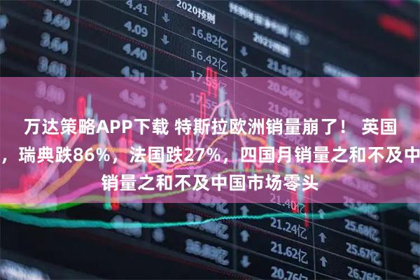 万达策略APP下载 特斯拉欧洲销量崩了！ 英国、德国腰斩，瑞典跌86%，法国跌27%，四国月销量之和不及中国市场零头